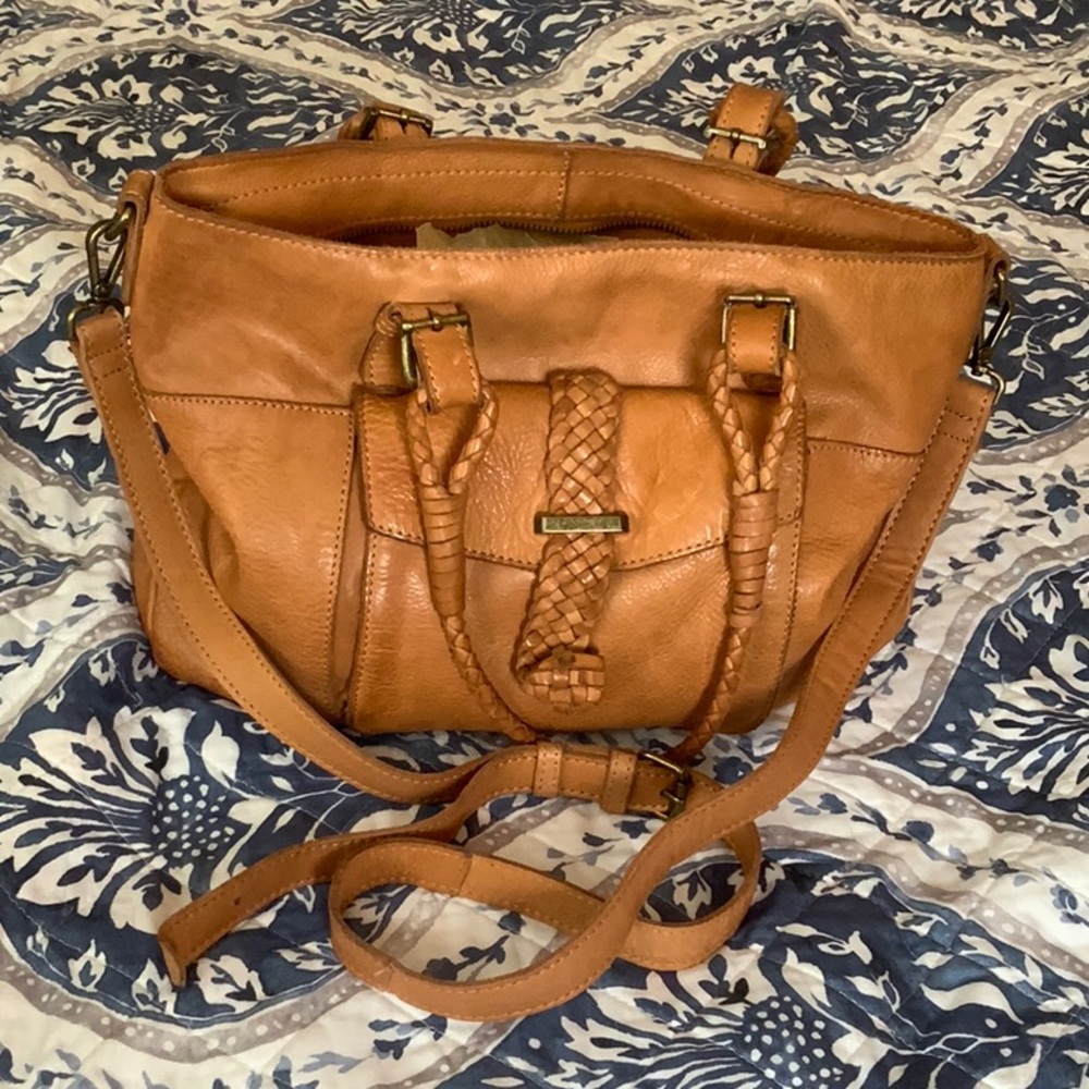 Leather Satchel Crossbody